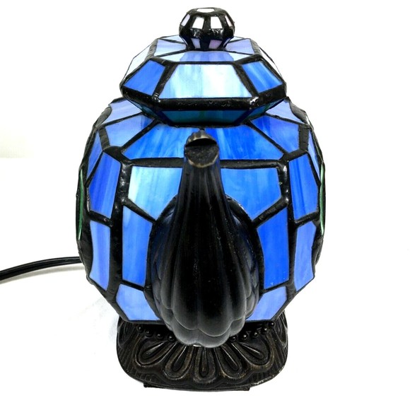 Tiffany & Co. Accents Cheyenne Tiffany Style Teapot Stained Glass